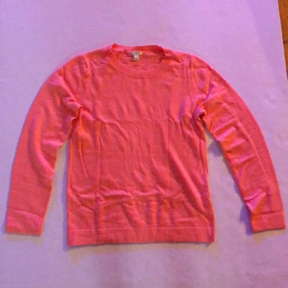 J Crew Salmon Colored Sweater